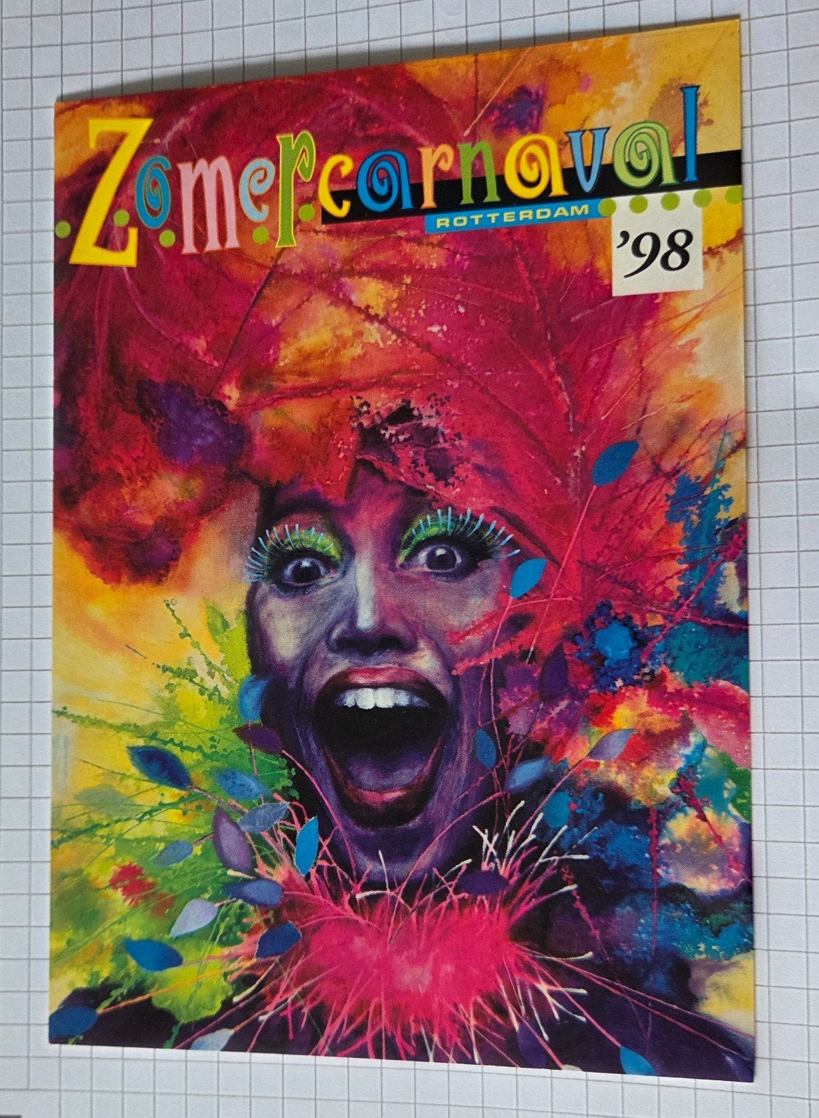 Zomercarnaval Rotterdam '98, Ophalen of Verzenden, 1980 tot heden, Ongelopen, Overige thema's
