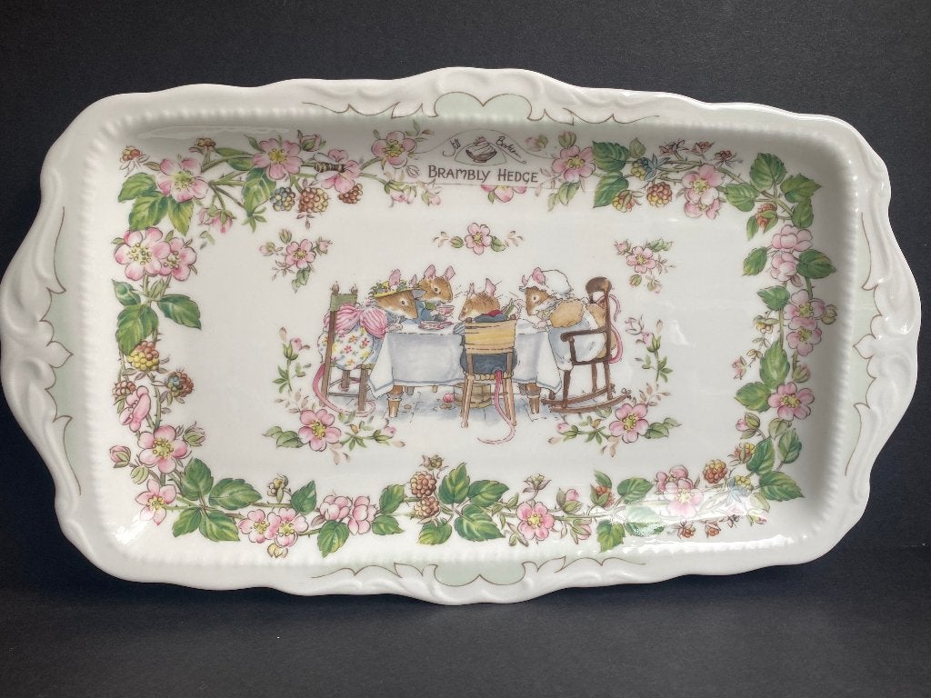 Royal Doulton brambly Hedge zeldzame vondst sandwich tray, Antiek en Kunst, Ophalen of Verzenden