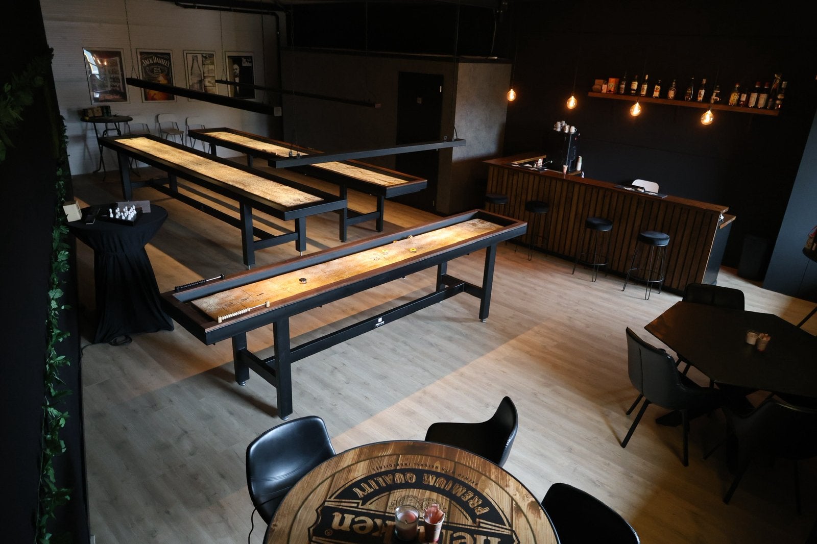 Shuffleboard, Ophalen