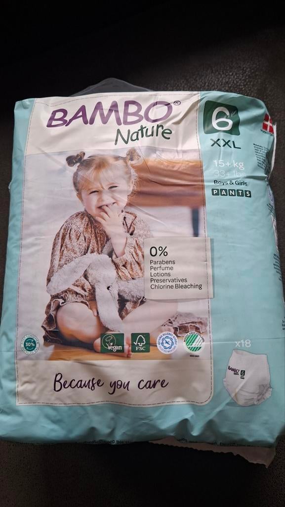 Bambo nature broekluiers maat 6, Ophalen of Verzenden, Nieuw, Overige typen