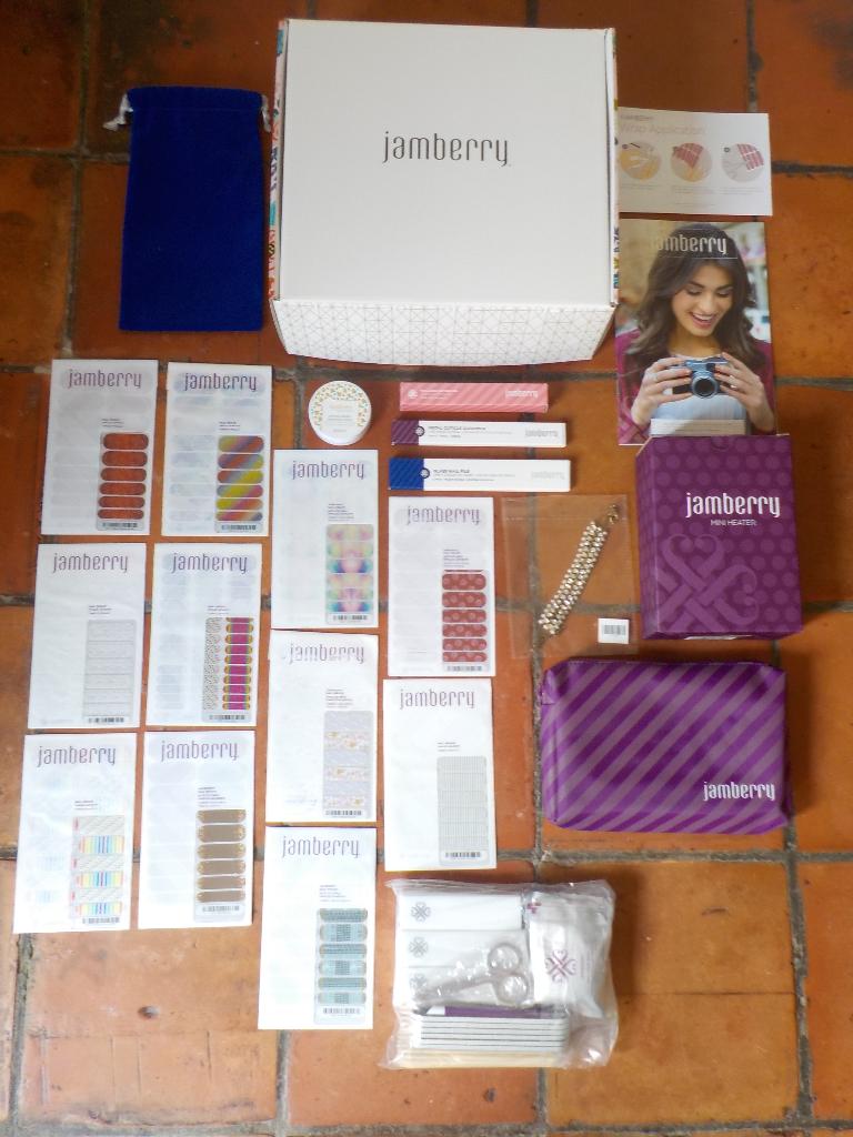 Luxe doos met Jamberry nail wraps nagelstickers nailart +++, Overige kleuren, Nieuw, Ophalen of Verzenden, Handen en Nagels