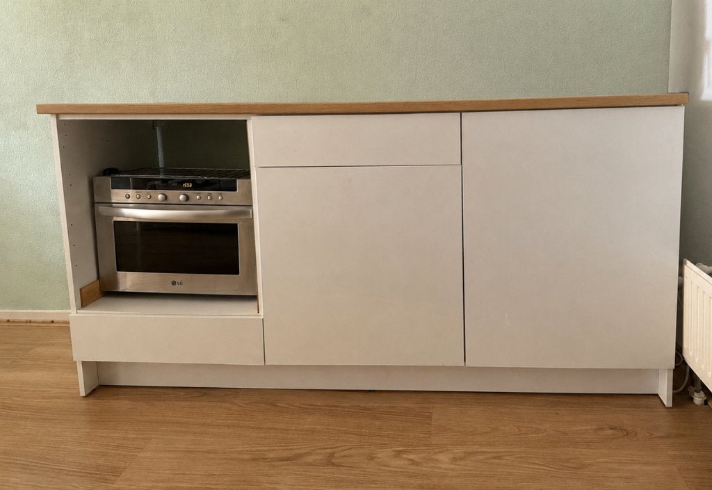 Keukenkast, Ophalen, 150 tot 200 cm, Zo goed als nieuw, Minder dan 100 cm