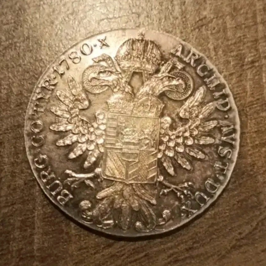 Zilveren Maria Theresia Thaler 1780-X Oostenrijkse Munt, Ophalen, Oostenrijk, Losse munt, Zilver
