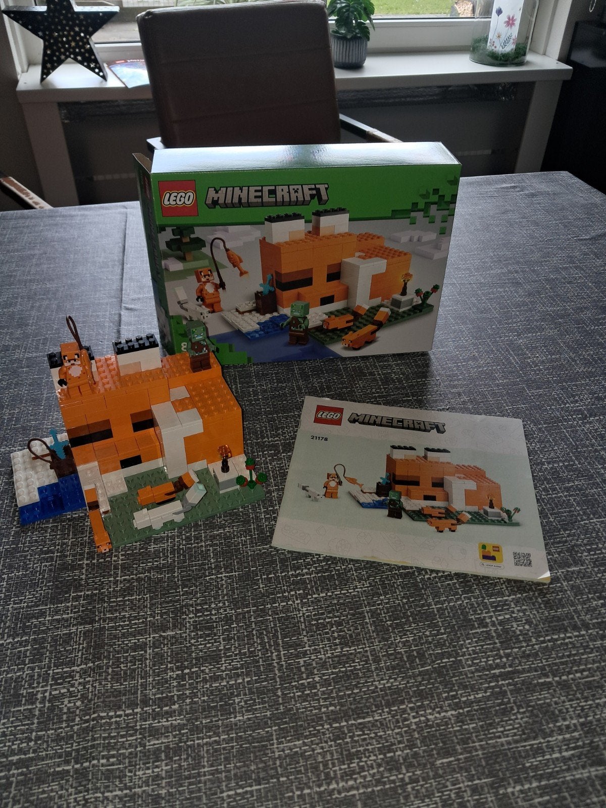 LEGO Minecraft De Vossenlodge (21178) - Zo goed als nieuw, Ophalen of Verzenden, Zo goed als nieuw