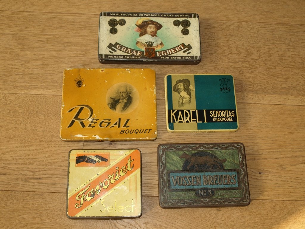 OUDE SIGAREN BLIKJES, Ophalen of Verzenden, Gebruikt, Overige