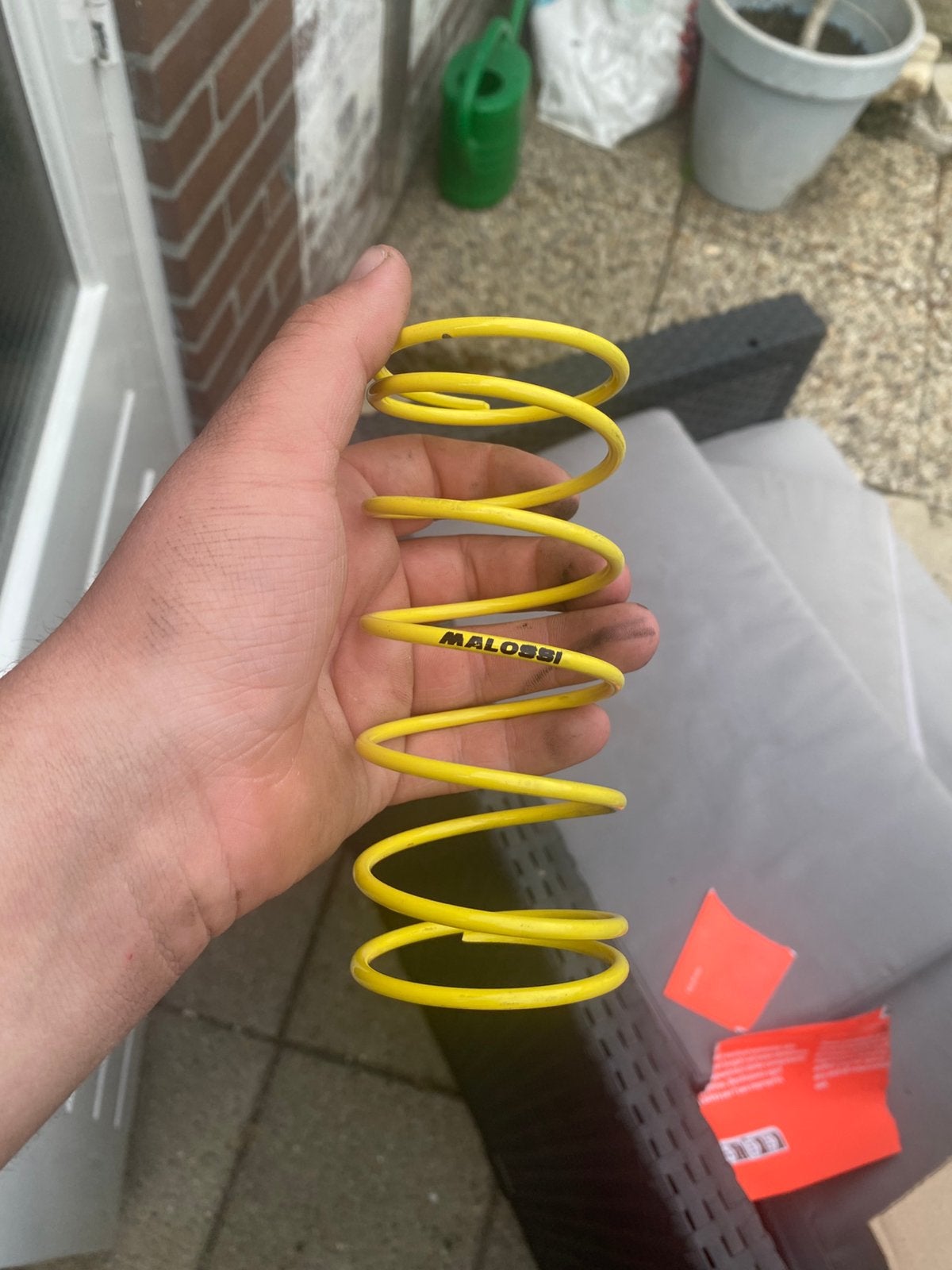 Gele mallosi drukveer zip 2t, Ophalen of Verzenden, Overige typen, Piaggio