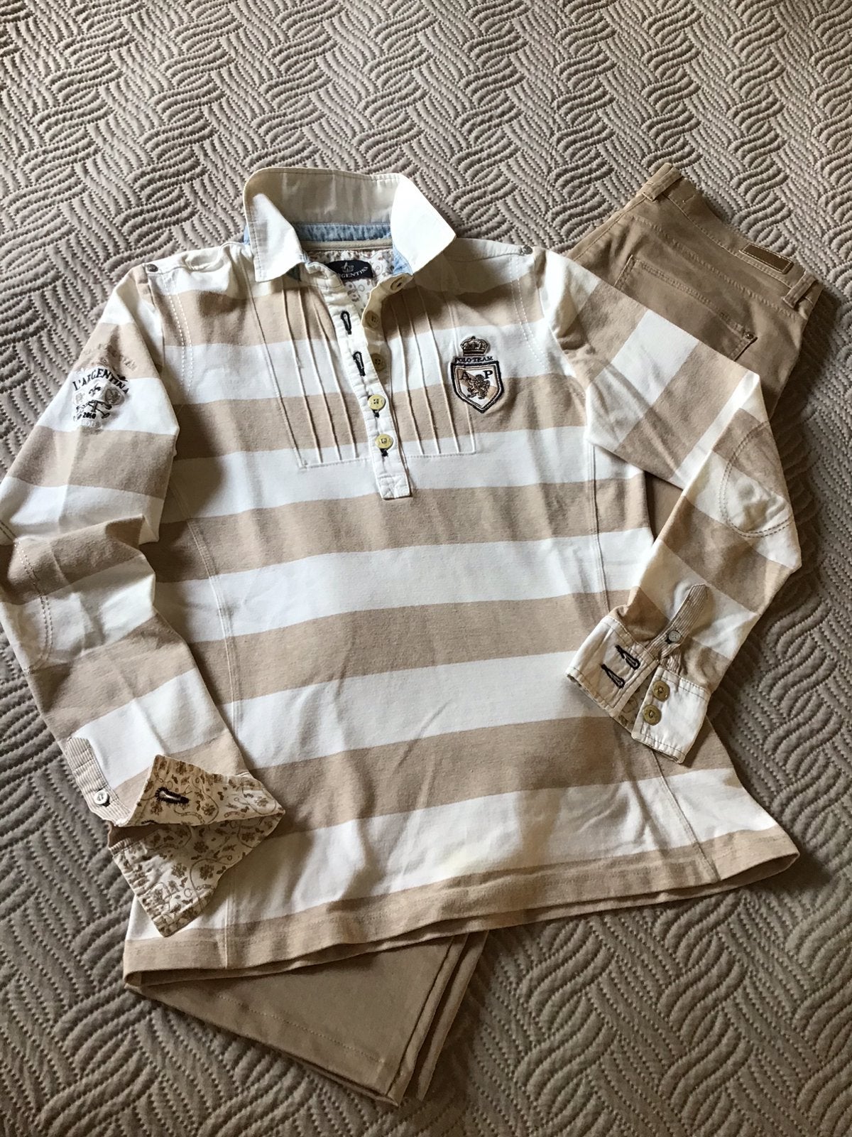 L’ARGENTINA!Lúxe Polo 36/38& Brax!Lúxe Broek.Stijlvol! Sámen, Kleding | Dames, Ophalen of Verzenden, Zo goed als nieuw, Maat 36 (S)