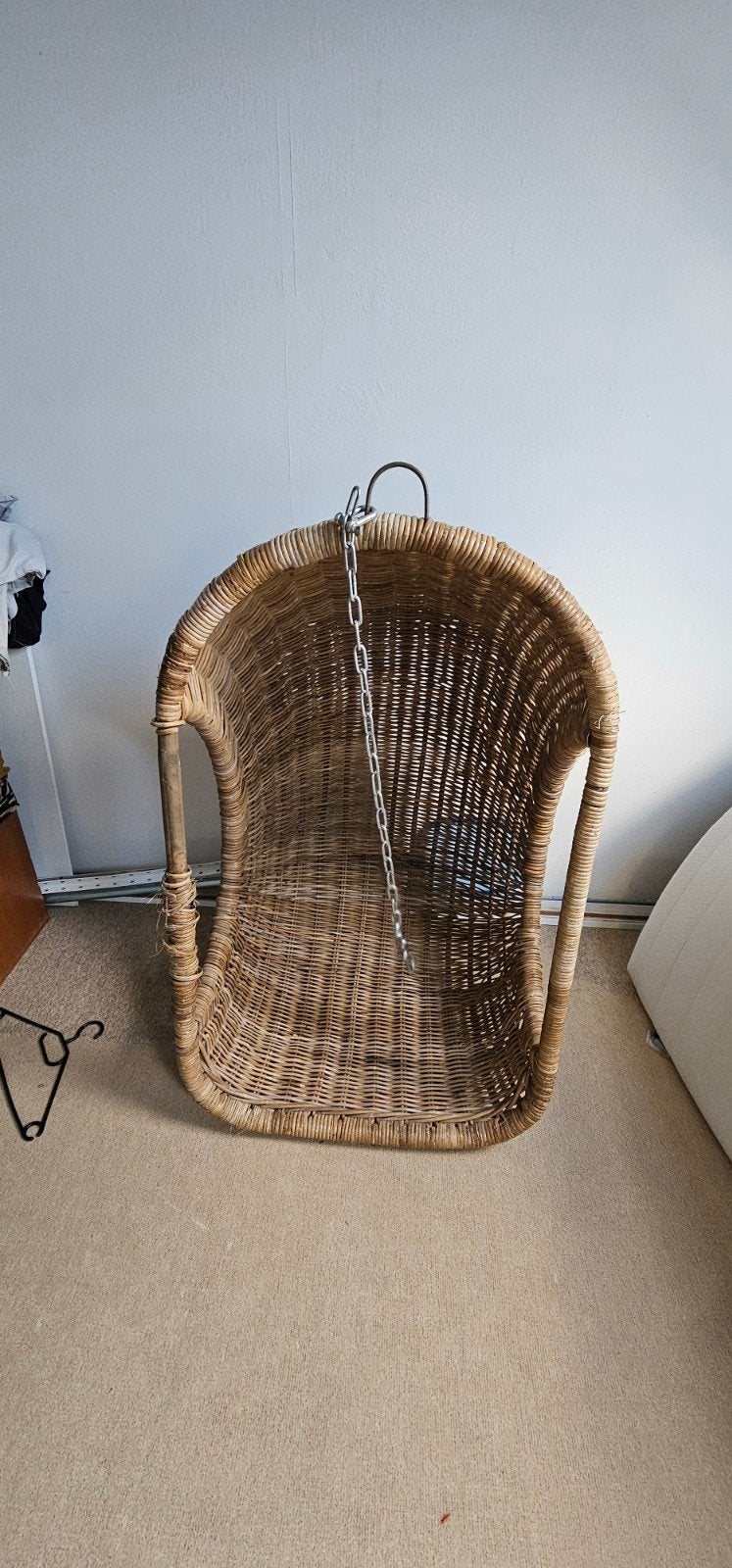 Rotan hangstoel / schommelstoel, Huis en Inrichting, Ophalen, Gebruikt, Overige kleuren, Eén