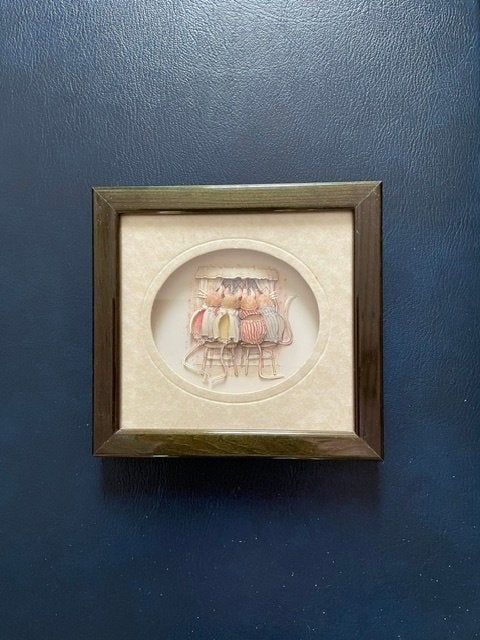 Brambly Hedge Muis Schilderij Living Pictures At the Window, Ophalen of Verzenden, Zo goed als nieuw, Dier