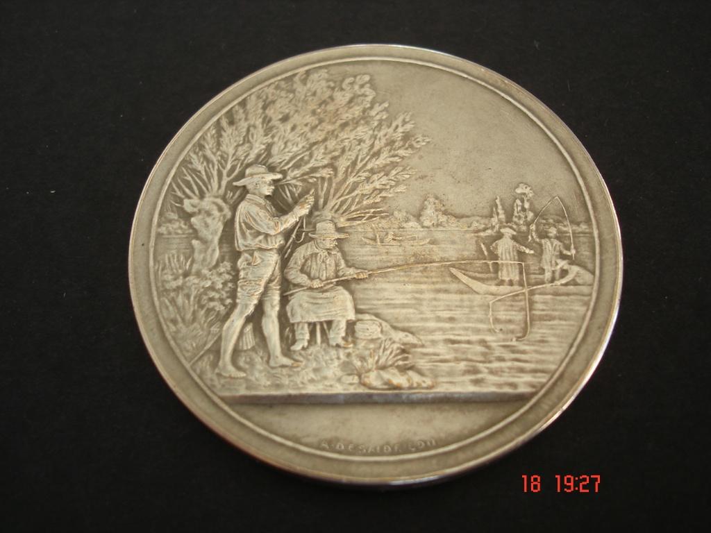 Hengelsport medaille/penning, Ophalen of Verzenden, Overige materialen
