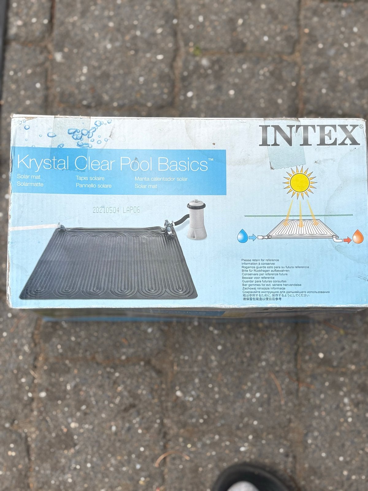3x Intex warmwater Solar Matten compleet met koppeling ), Ophalen of Verzenden, Gebruikt, Verwarming