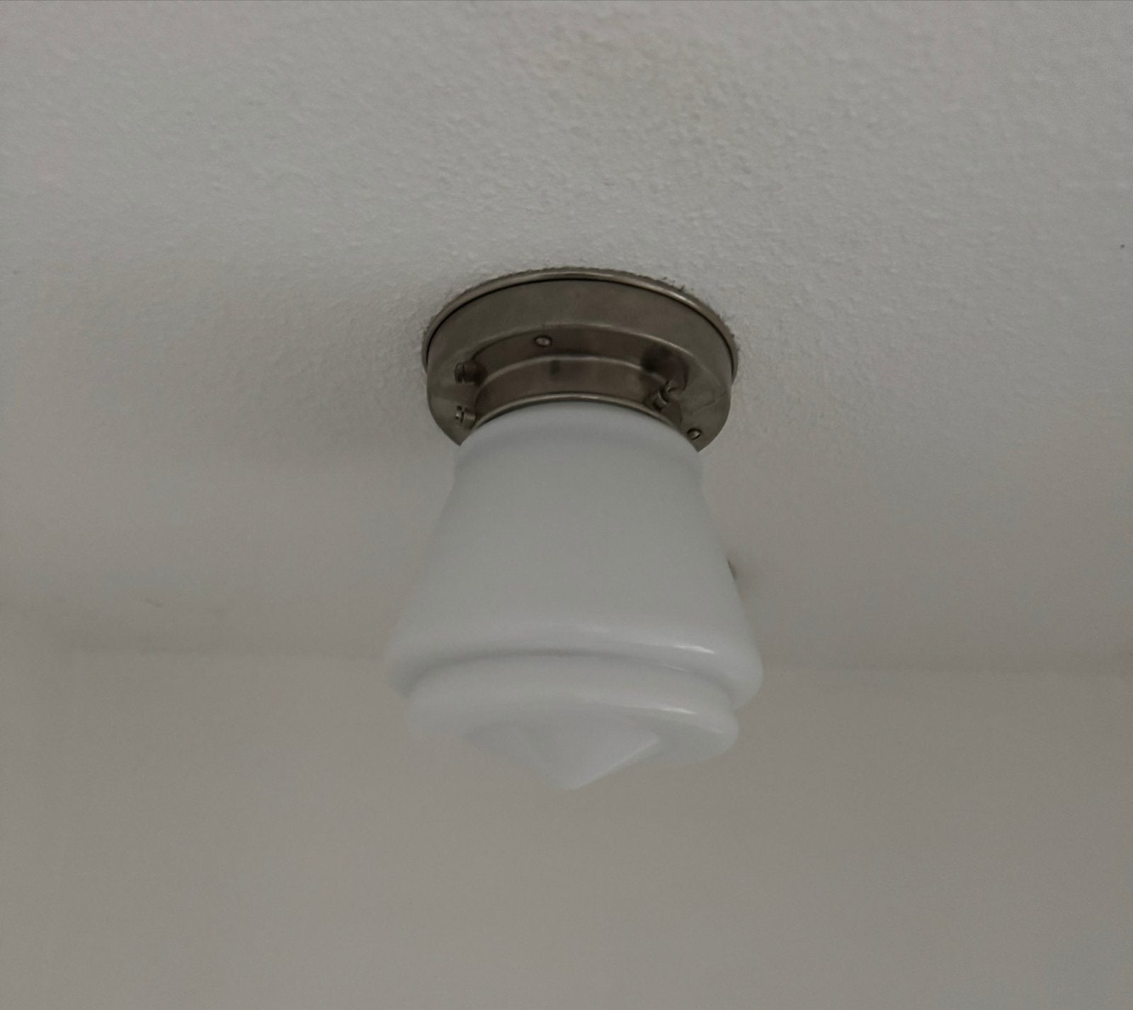 Vintage Gispen Komeet opaal Plafondlamp, Ophalen, Vintage, E27 (groot), Zo goed als nieuw