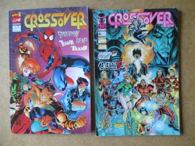 adv4421 crossover, Eén comic, Ophalen, Gelezen, Overige gebieden
