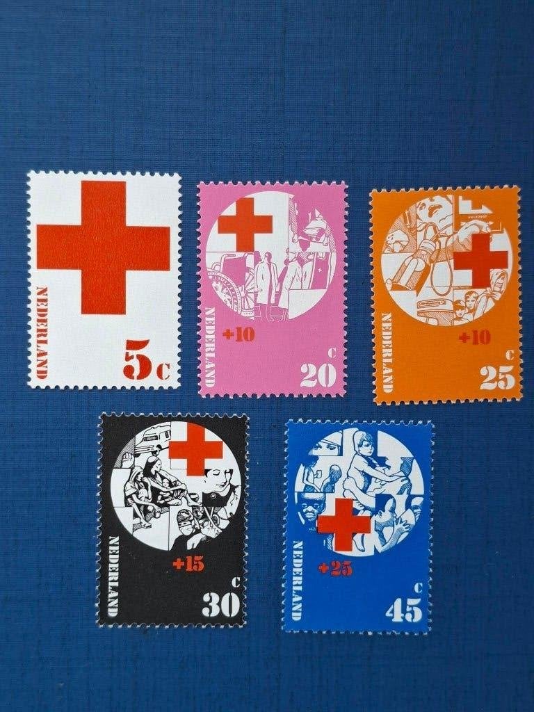 Postzegel NL 1972 PF Rode Kruis toeslagserie 28-06, Ophalen of Verzenden, Na 1940, Postfris