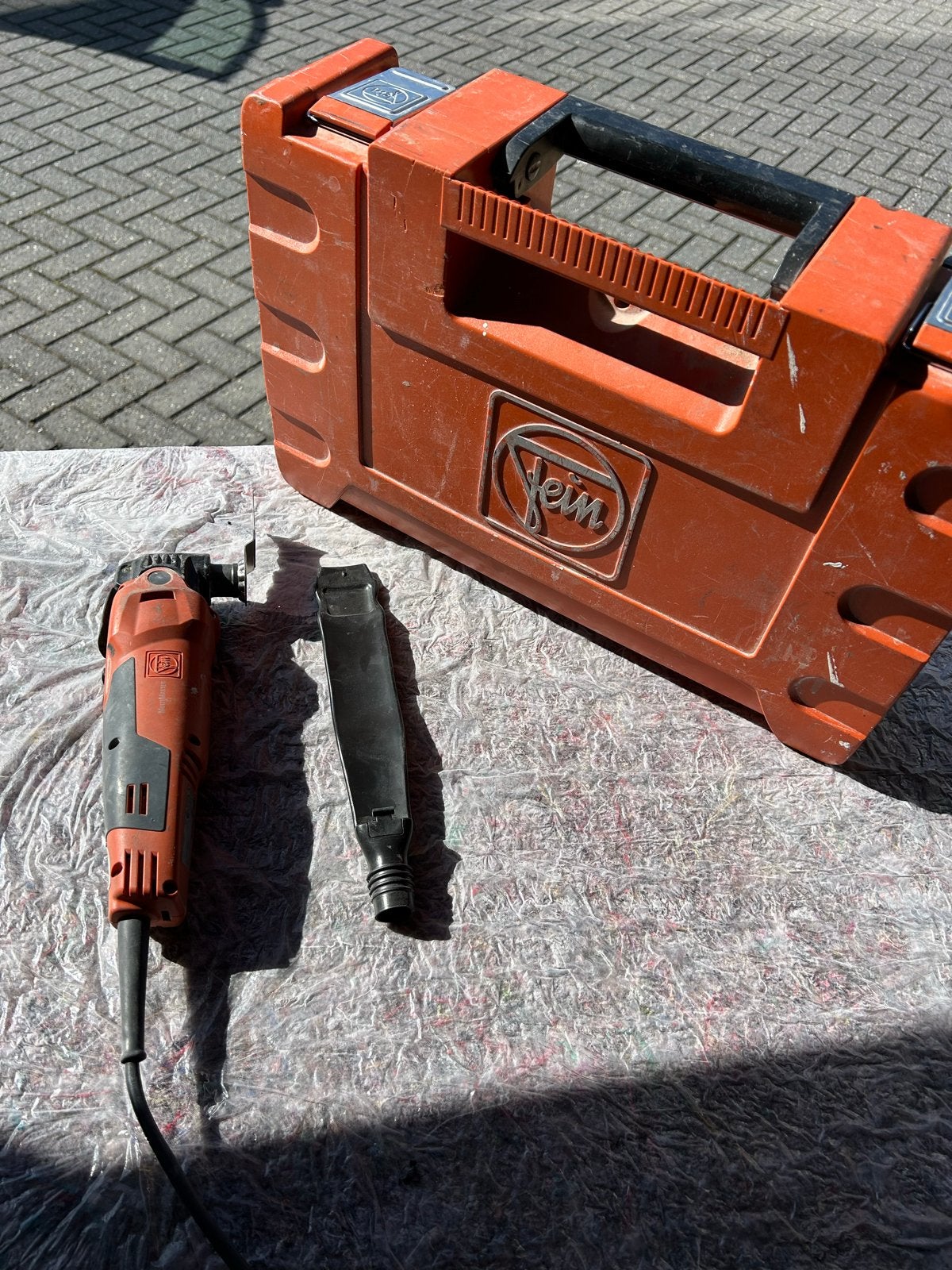 Fein Multimaster FMM 350 QSL met accessoires, Ophalen, Gebruikt, Multitool, Overige merken
