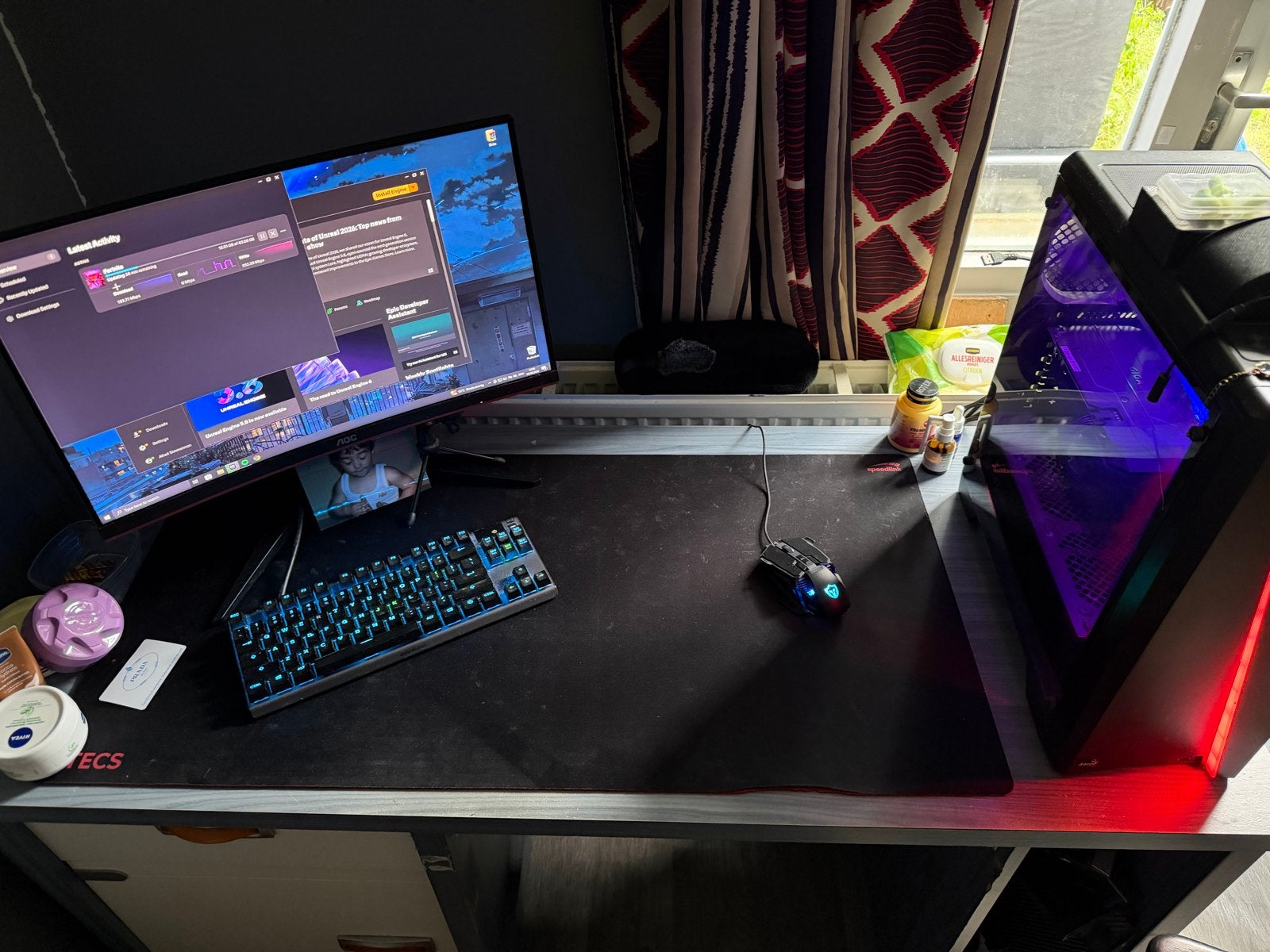 Gaming PC met RTX 2060 en Apex Pro TKL toetsenbord, Computers en Software, Ophalen, 64 GB of meer, Zo goed als nieuw, Gaming