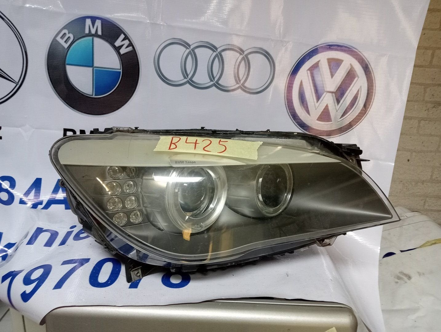 Koplamp BMW 5 Serie E60 Koplamp rechts 7182138, Gebruikt, -, -, Ophalen of Verzenden