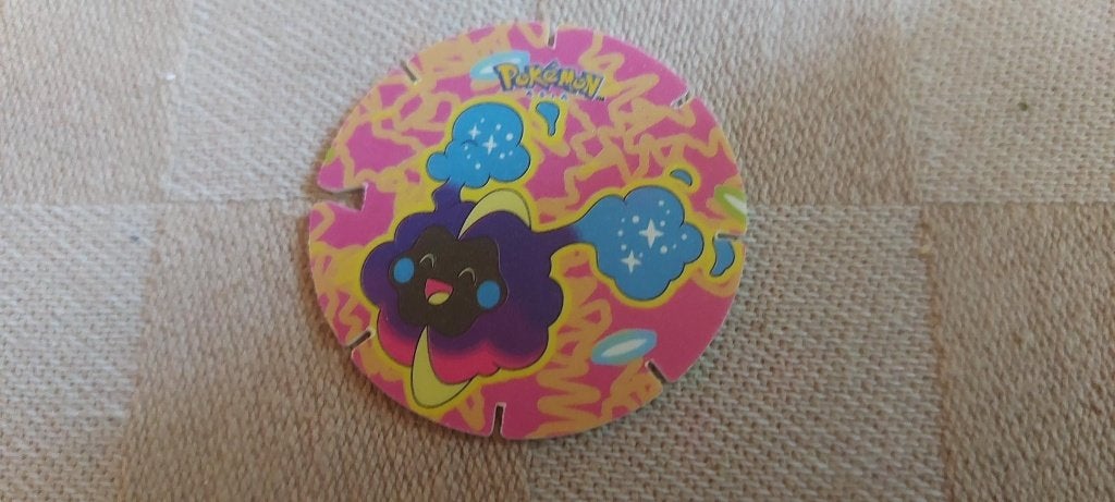 flippo pokemon chiki balls zeldzaam Cosmog, Ophalen of Verzenden, Losse flippo's