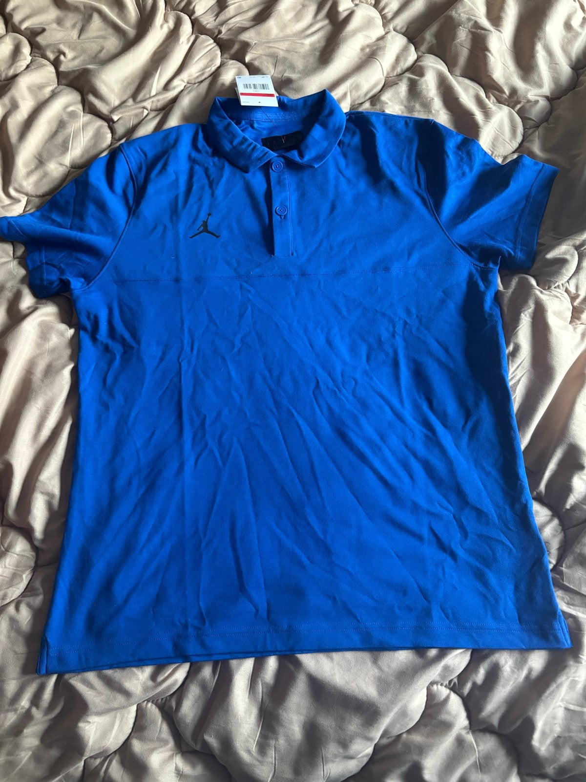 Jordan Golf Polo Maat L - Nieuw met kaartjes, Ophalen of Verzenden, Nieuw, Maat 52/54 (L), Blauw