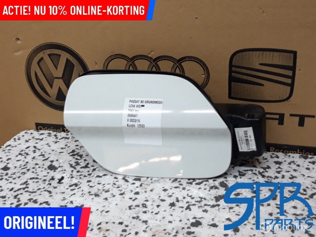 TANKKLEP TANKDOP TANK KLEP DEKSEL Passat B8 3G5809857 LC9A, Gebruikt, Volkswagen, Ophalen of Verzenden