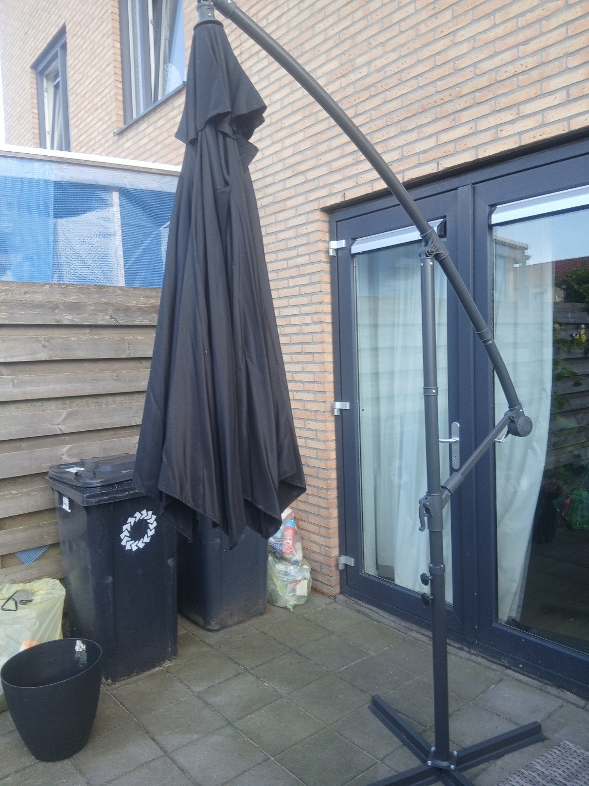 Zweefparasol nieuw, Ophalen, Nieuw, 3 tot 4 meter, Zweefparasol
