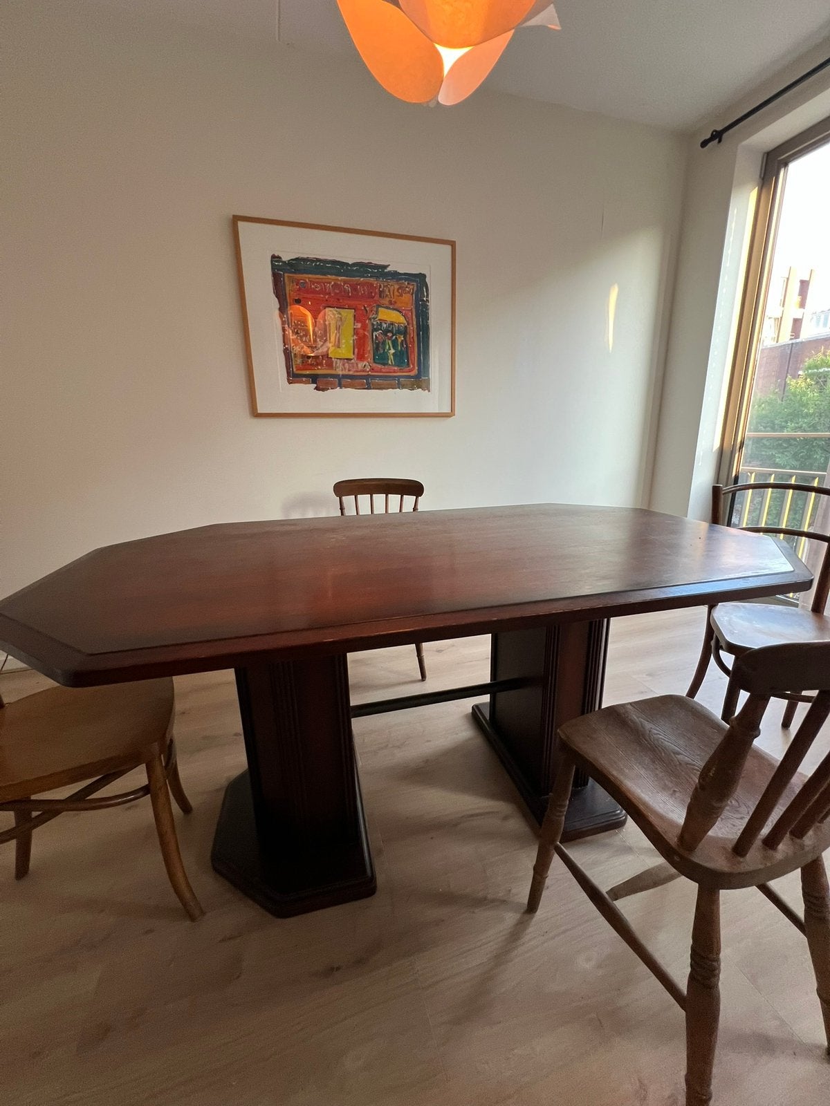 Eettafel, Ophalen, 200 cm of meer, 50 tot 100 cm, Zo goed als nieuw