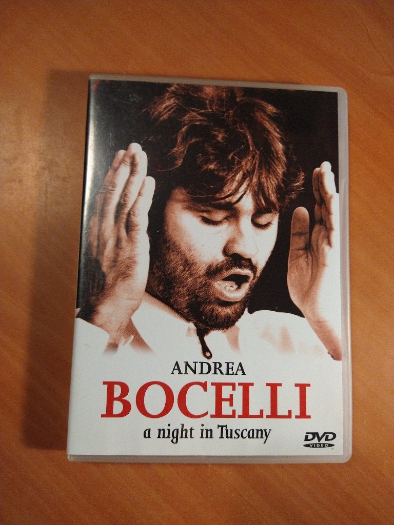 DVD Andrea Bocelli - A night in Tuscany, Engels, Ophalen of Verzenden, Zo goed als nieuw, Vanaf 6 jaar