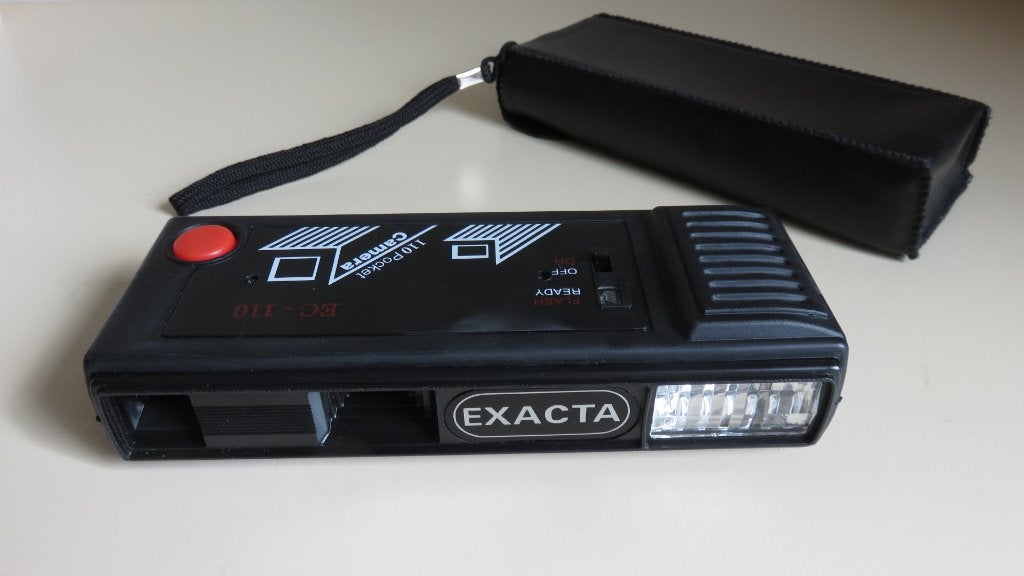 Exacta EC-110 110 Pocket Camera met flitser en hoesje, Ophalen of Verzenden, Gebruikt, Compact, Overige Merken