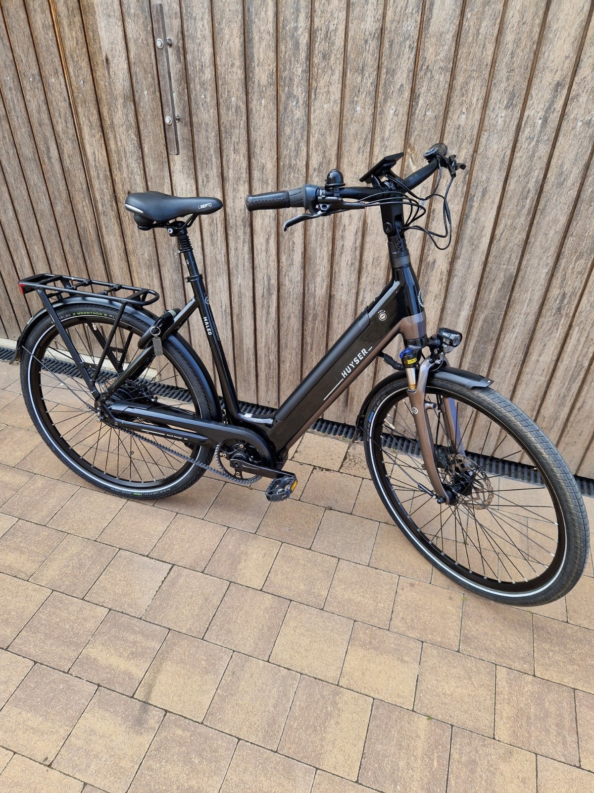 Huyser maleo electrische damesfiets elektrische, 55 tot 59 cm, Ophalen, Zo goed als nieuw, Overige merken