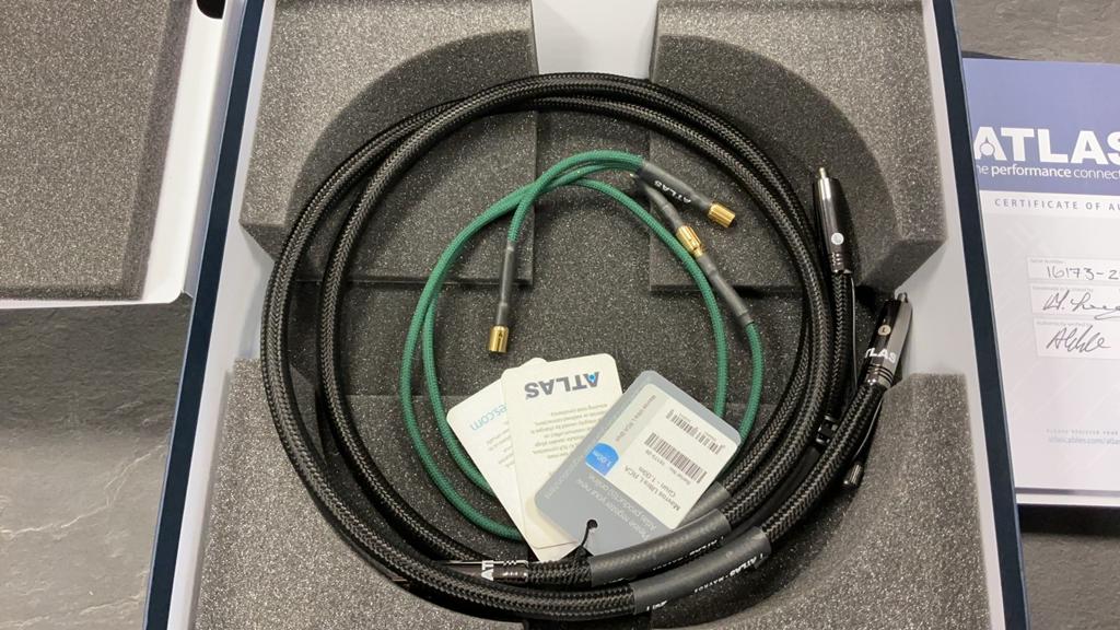 Atlas Mavros Ultra L RCA Grun 1 meter, Audio, Tv en Foto, Audiokabels en Televisiekabels, Ophalen, Zo goed als nieuw, Interlink-kabel