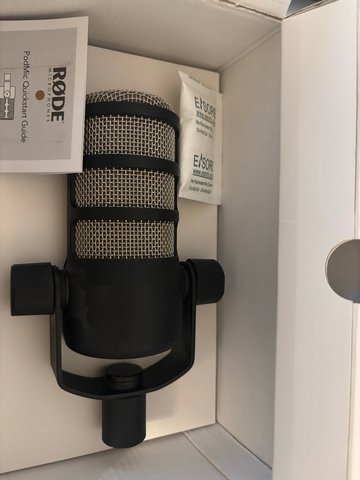 Rode PodMic Dynamische Podcast Microfoon - Zo goed als nieuw, Ophalen of Verzenden, Nieuw, Studiomicrofoon