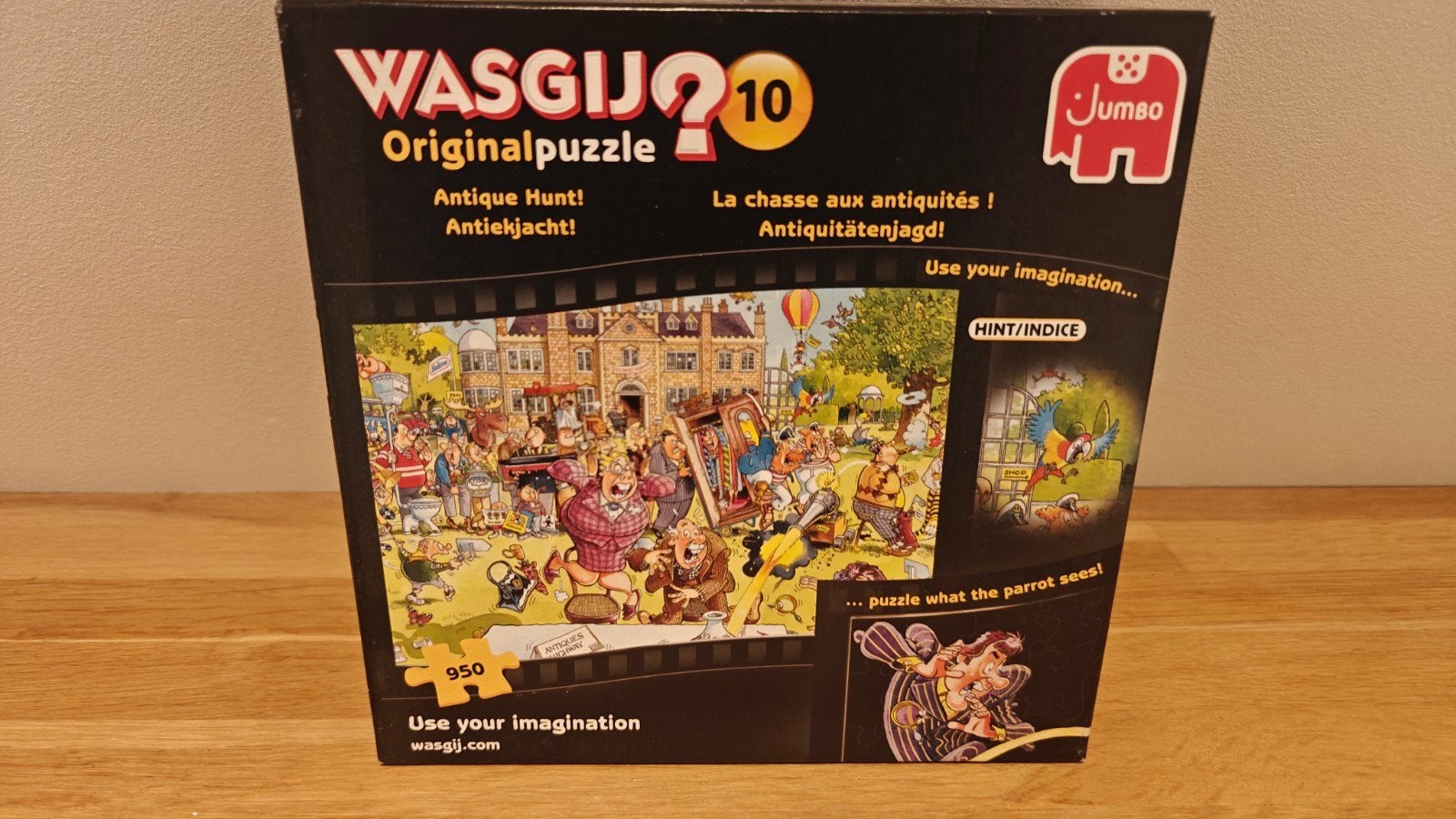 Wasgij Retro Original 10 - Antiekjacht! (950 stukjes), Ophalen of Verzenden, 500 t/m 1500 stukjes