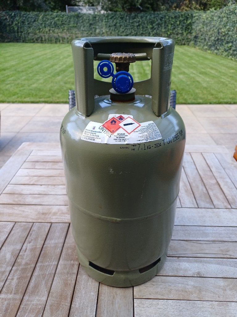 5kg gasfles propaan gekeurd tm 2034 NIEUW | VOL | VERZEGELD, Caravans en Kamperen, Kampeeraccessoires, Ophalen