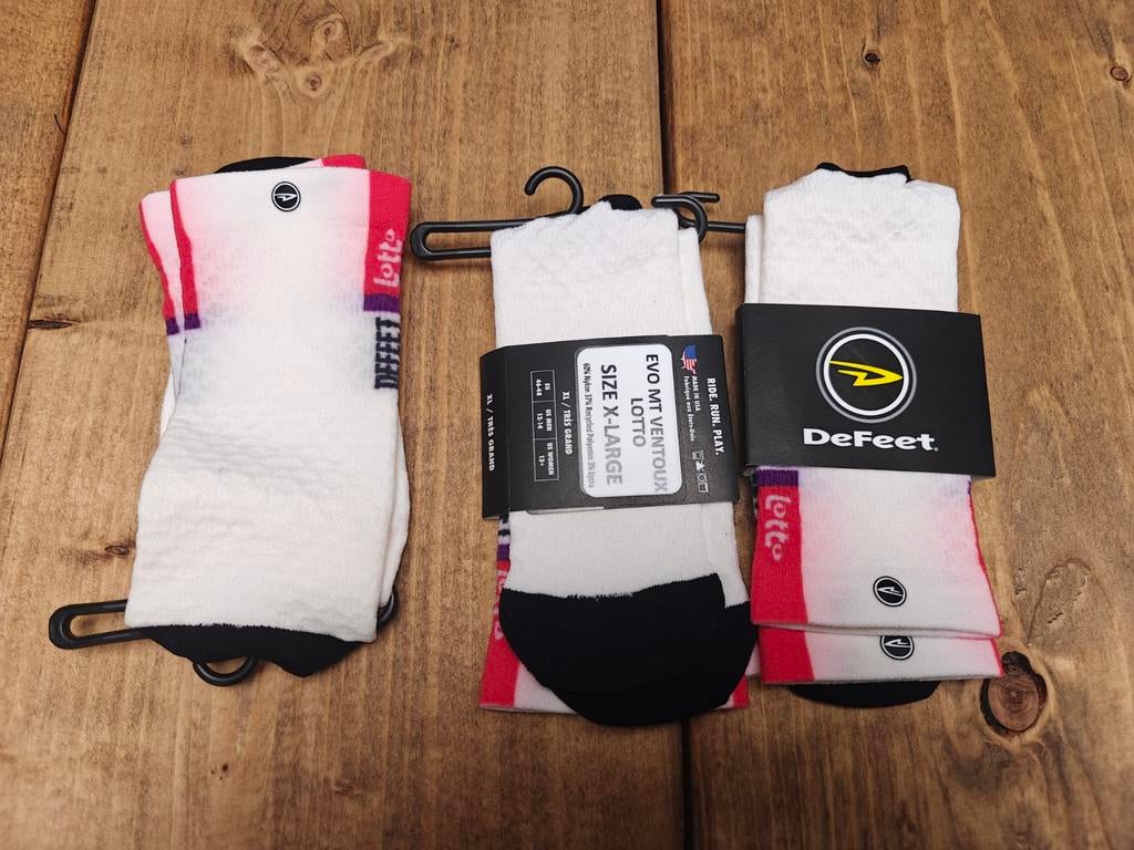 3 paar nieuwe defeet Evo mont Ventoux x large fietsokken, Ophalen of Verzenden, Nieuw, Overige typen