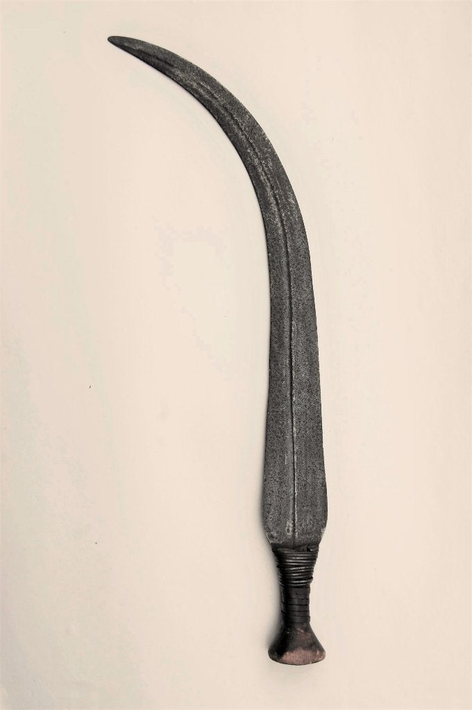 Afrikaans sikkelmes., Ophalen of Verzenden, Overige soorten, Overige gebieden, Zwaard of Sabel