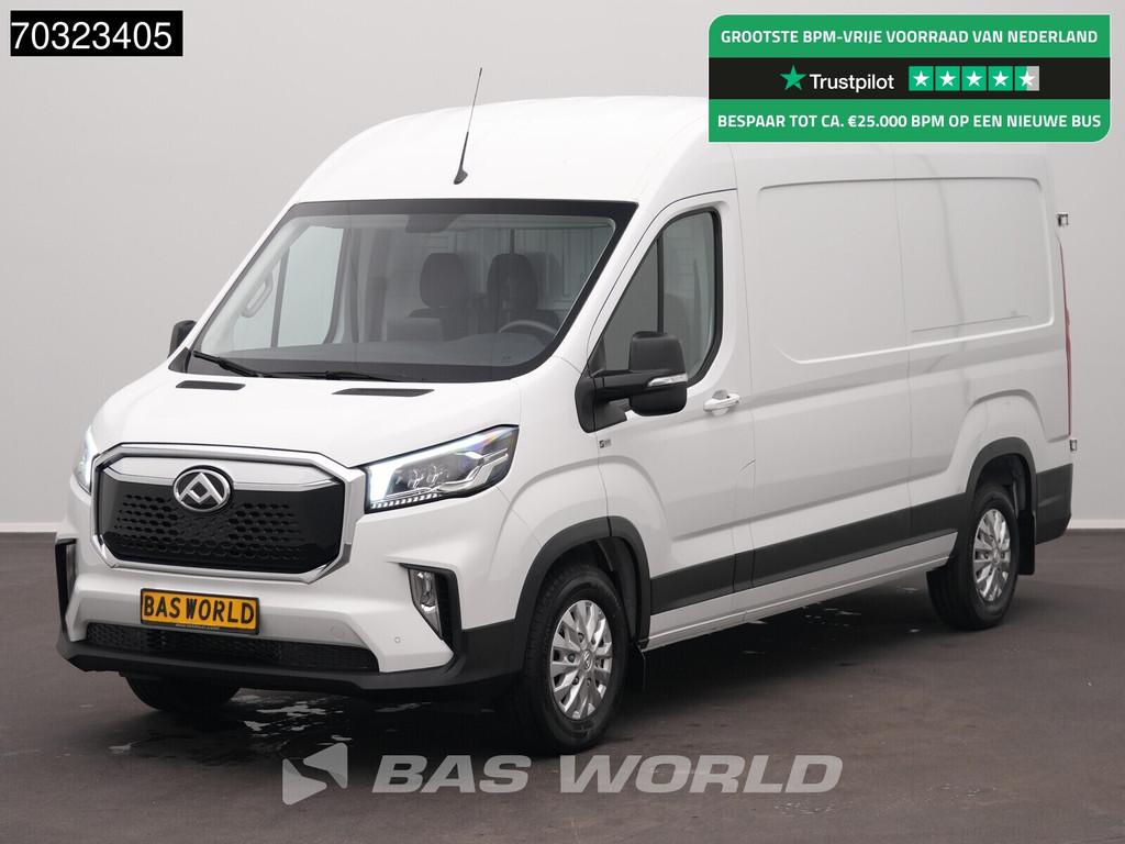 Maxus eDeliver 9 Elektrisch 72kWh 288km WLTP Stad 204PK Snel, Auto's, Automaat, Stof, Maxus, Wit