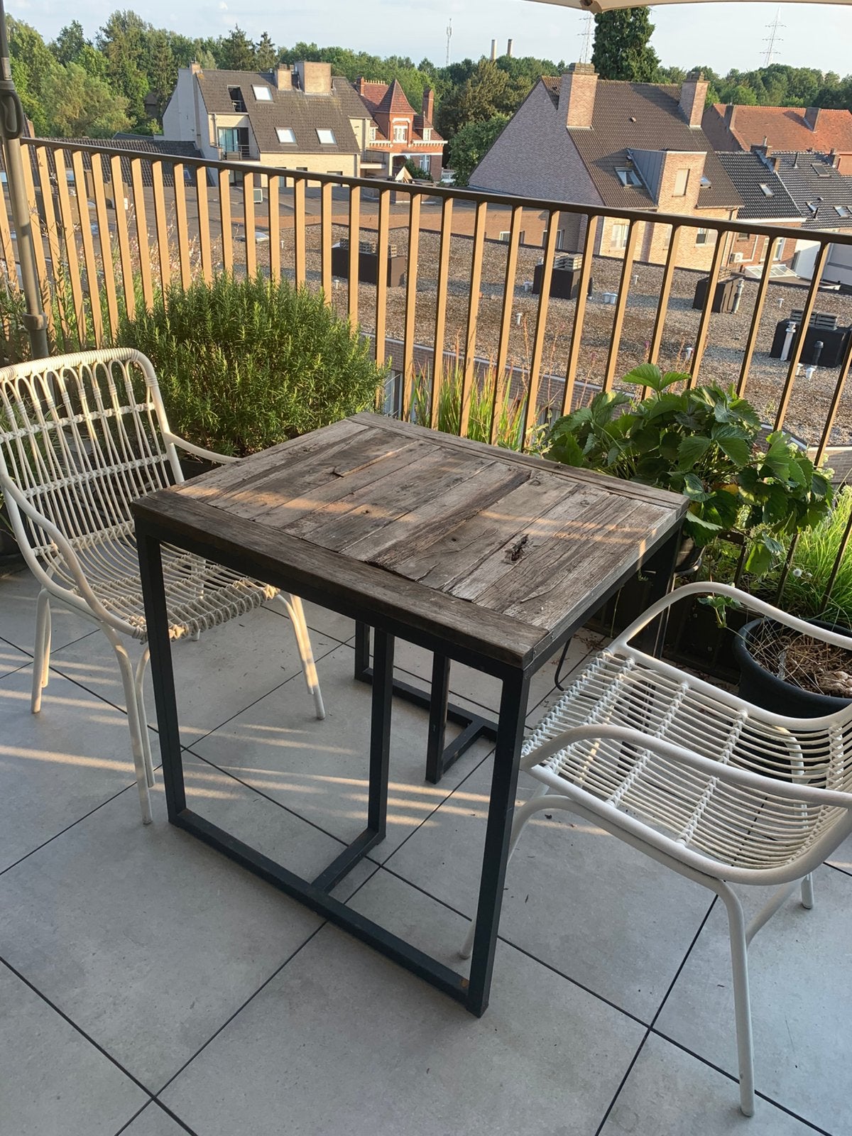 Tuinset, Ophalen, Gebruikt, Hout, Tuinset
