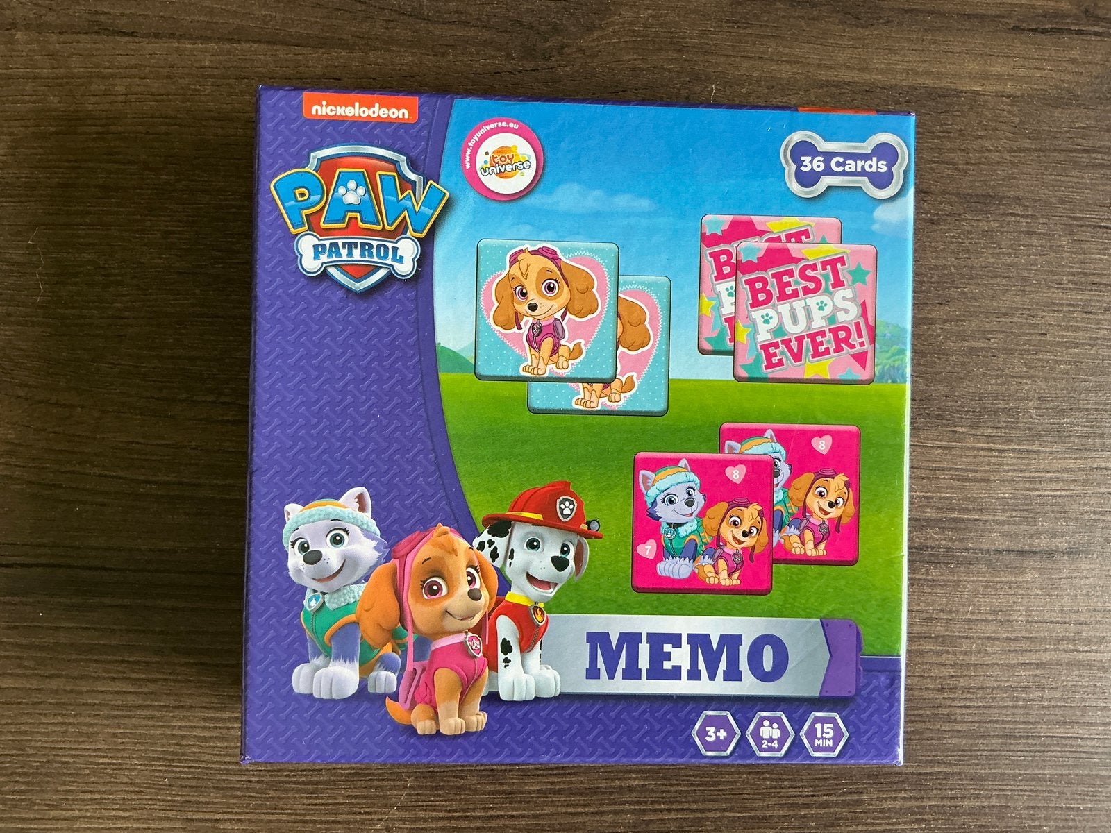 PAW Patrol Memo-spel vanaf 3 jaar (KWF), Ophalen of Verzenden, Zo goed als nieuw