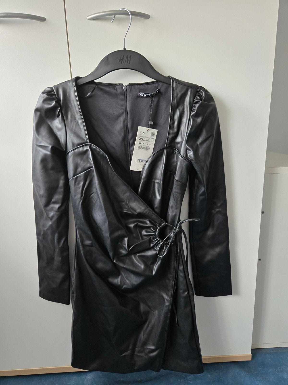 mooie leren jurk merk Zara., Kleding | Dames, Nieuw, Ophalen of Verzenden, Maat 34 (XS) of kleiner, Zara