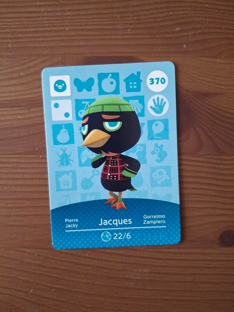 Animal Crossing Amiibo #370 Jacques, 1 speler, Ophalen of Verzenden, Zo goed als nieuw, Vanaf 3 jaar