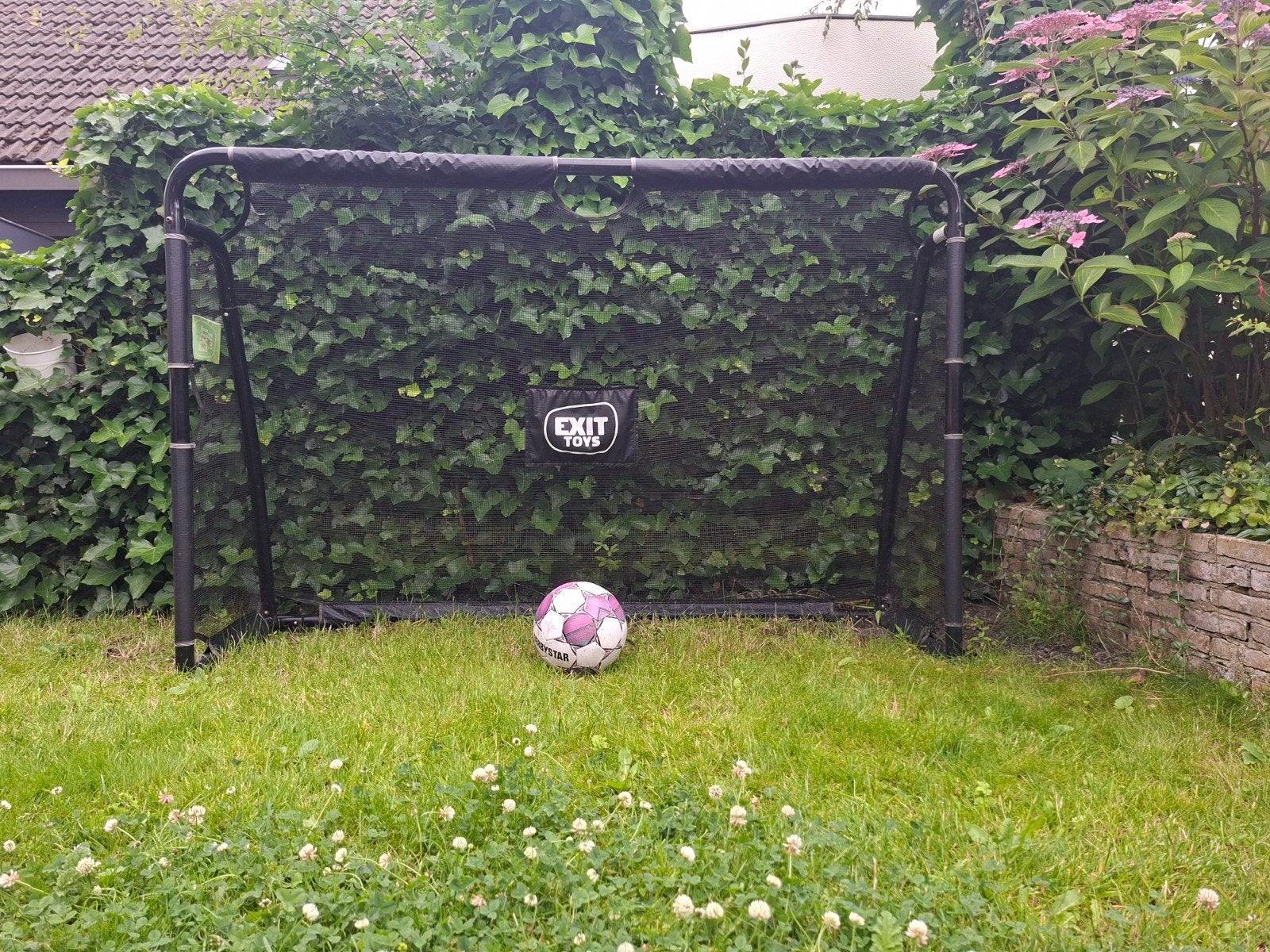Exit Toys voetbaldoel met schietdoek en 2 grondpinnen, Sport en Fitness, Voetbal, Ophalen, Gebruikt, Overige typen