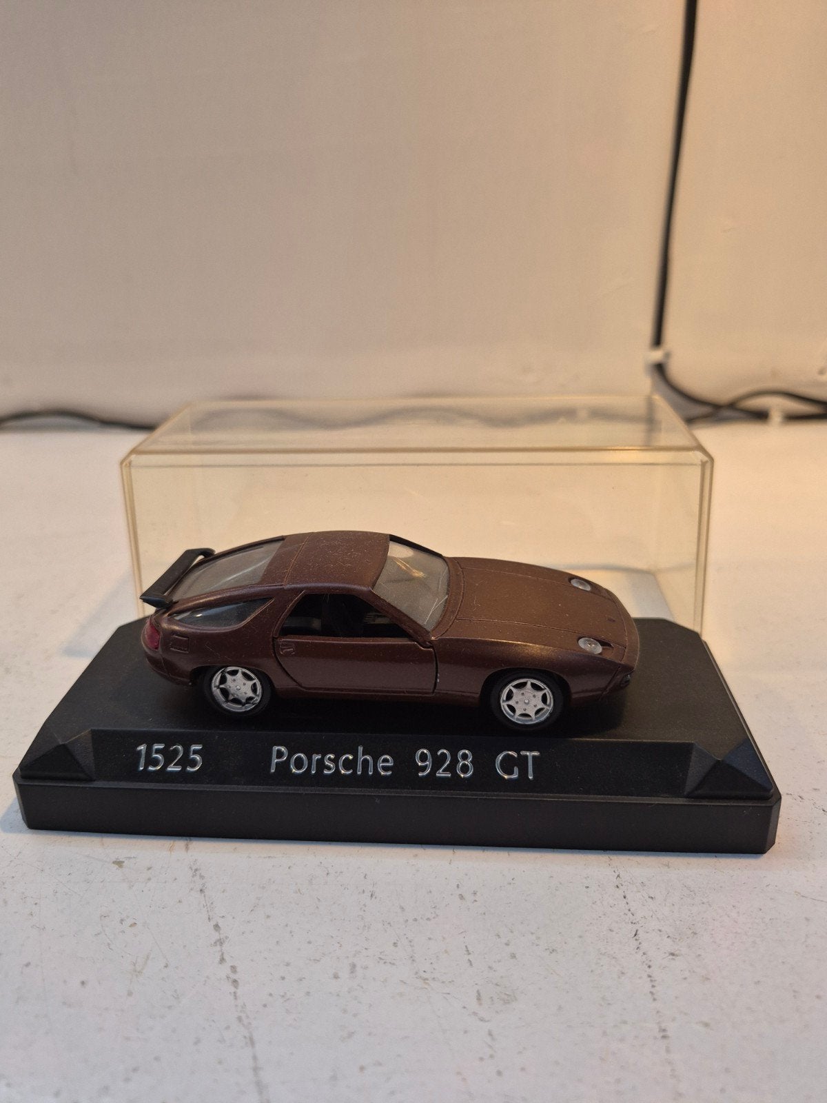 Porsche 928 GT modelauto - Bruin - Schaalmodel, Hobby en Vrije tijd, Ophalen of Verzenden, Nieuw, Auto, Overige merken
