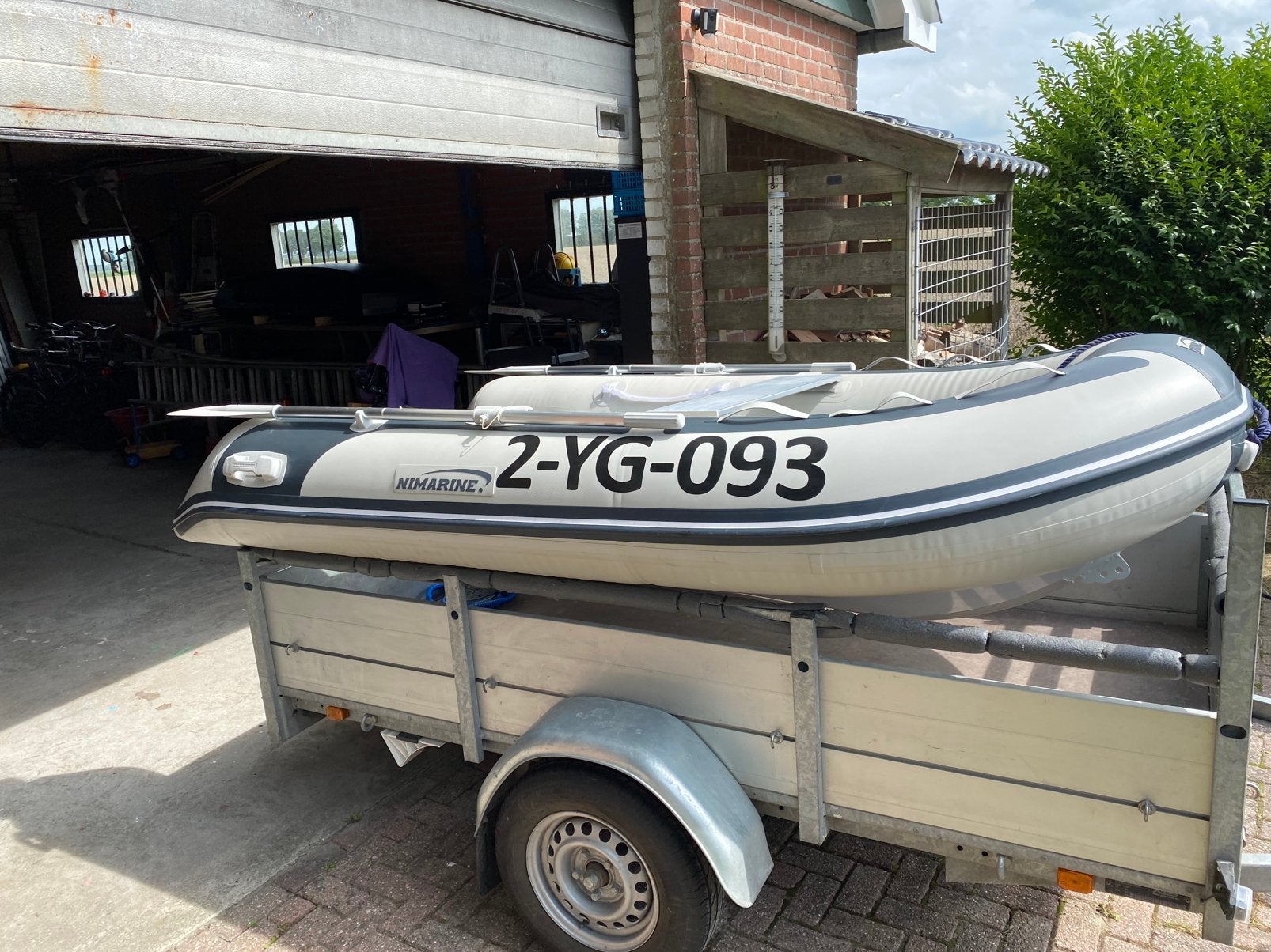 Nimarine 270 rib met suzuki 8pk 4 tact, Ophalen, Zo goed als nieuw, Buitenboordmotor, Nimarine
