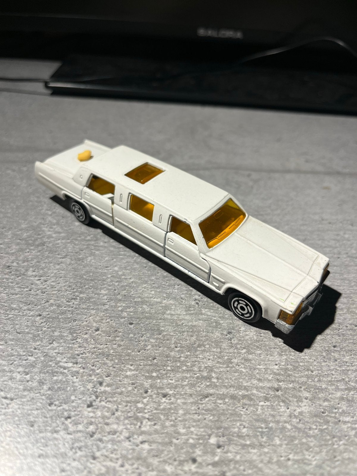 Majorette Limousine ECH 1/58 - Wit Speelgoedauto, Ophalen of Verzenden, Gebruikt
