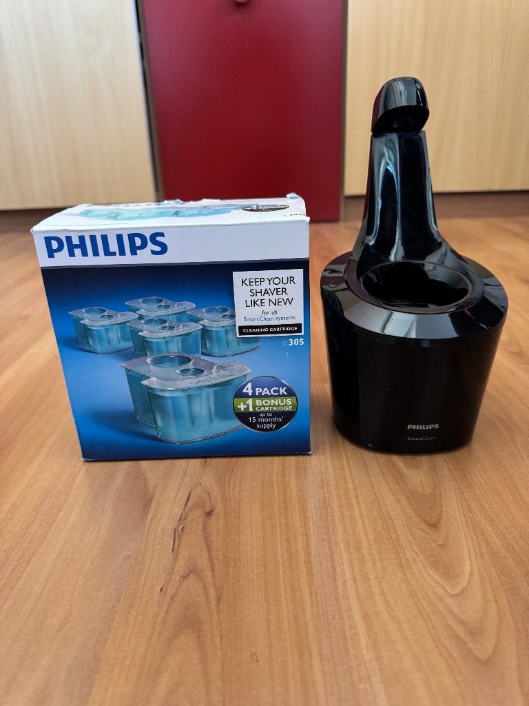 Philips SmartClean System + 4 Cartridges, Ophalen, Zo goed als nieuw, Scheren en Epileren
