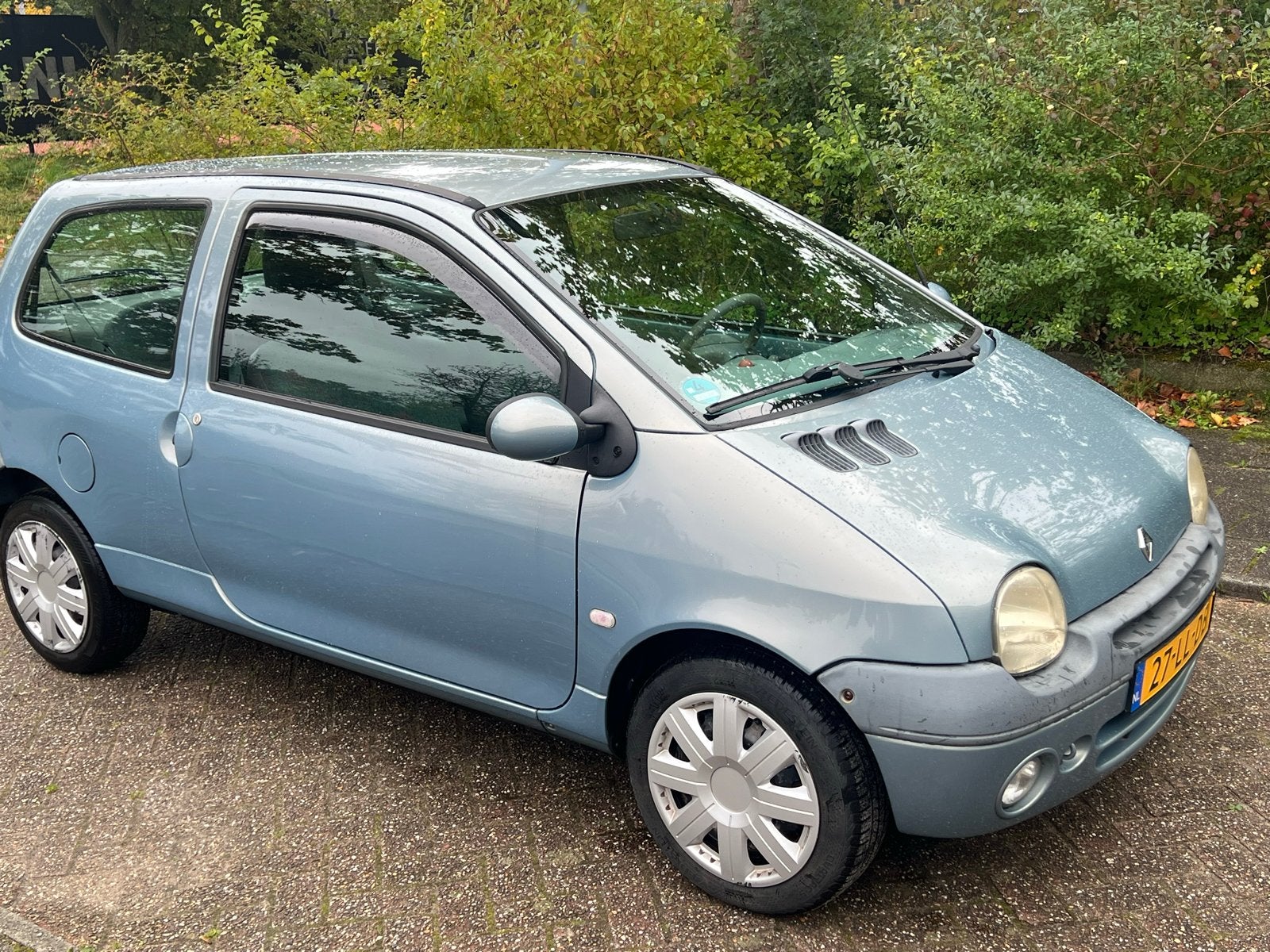 Renault Twingo 1.2 2003 Blauw, Auto's, Voorwielaandrijving, 600 kg, 4 cilinders, Origineel Nederlands