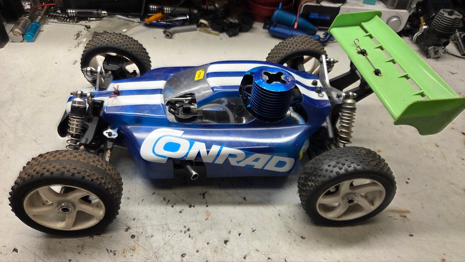 te koop leuke reely rex, Auto offroad, Ophalen of Verzenden, Zo goed als nieuw, Schaal 1:8