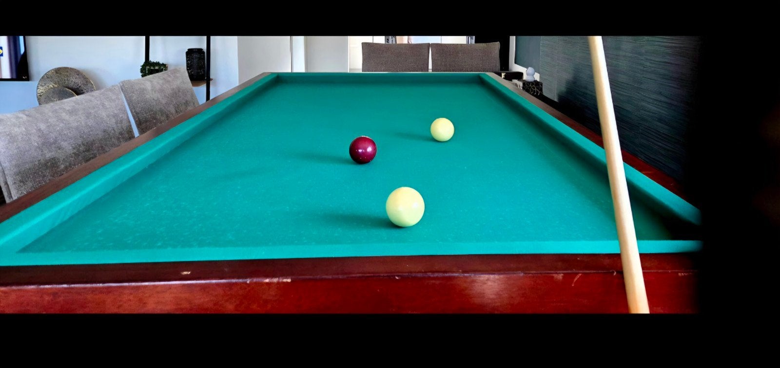 Mooie Biljarttafel met Keuen en Ballen, Ophalen, Gebruikt, Biljarttafel