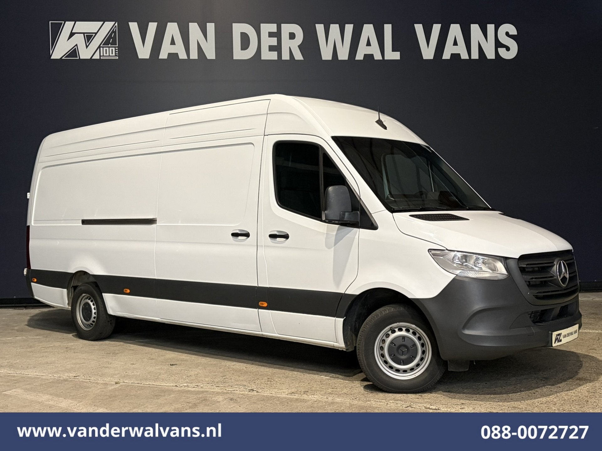 Mercedes-Benz Sprinter 315 CDI 150pk L3H2 Euro6 Airco | Came, Auto's, Dealer onderhouden, Gebruikt, 4 cilinders, Wit
