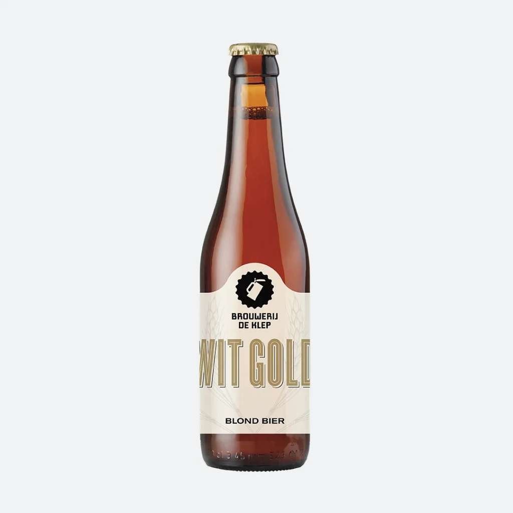 wit gold bier van de klep doos 12 x 330ml